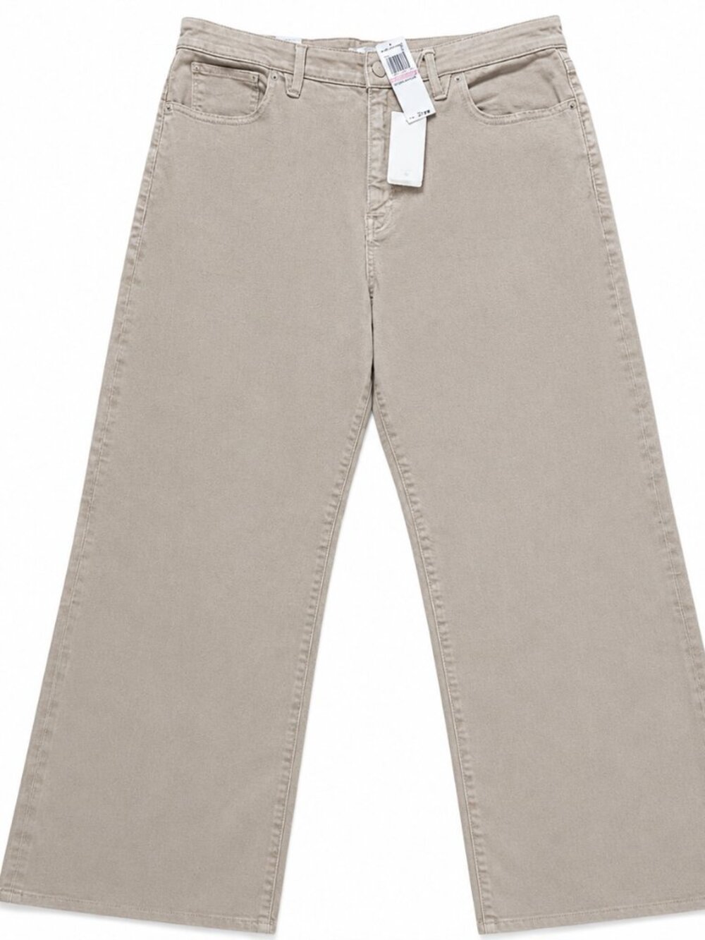 Good American Good Ease Relaxed Jeans Beige Size 10